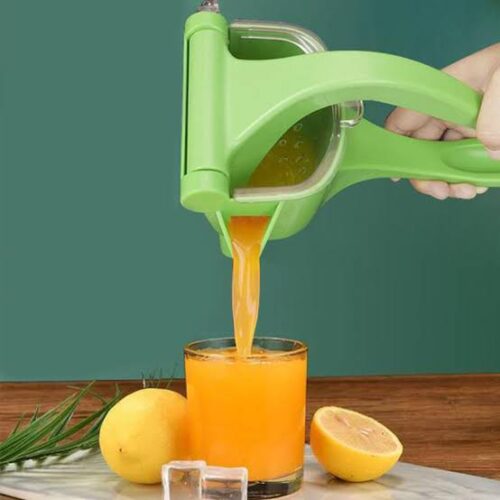 Plastic fruit press