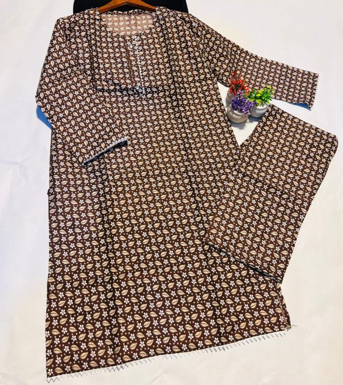 Aroma cotton  Stitched 2 Pcs - Image 2