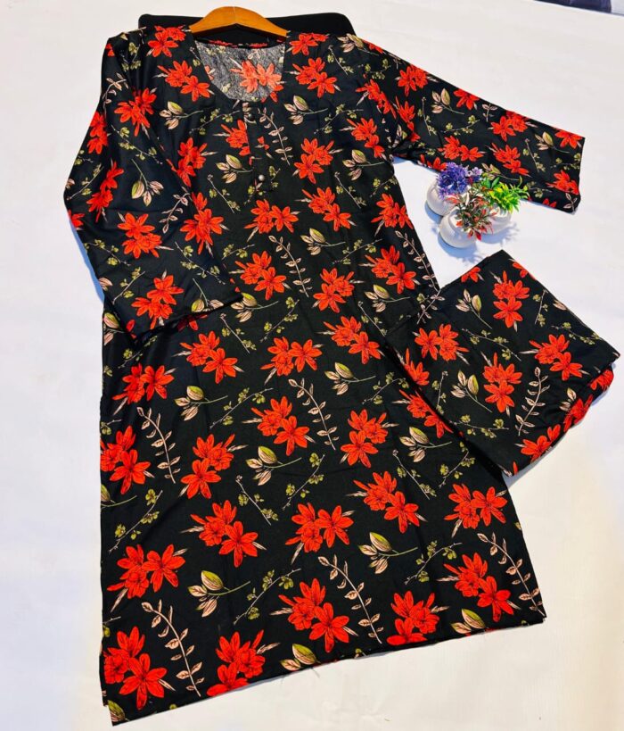 Aroma cotton  Stitched 2 Pcs - Image 3