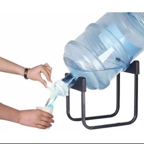 Water Bottle Metal stand  WITH WATER TAP  With nozzle