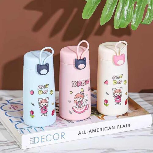Cute Printed Leakproof Glass