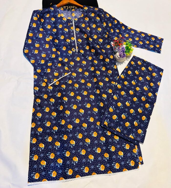Aroma cotton  Stitched 2 Pcs - Image 9