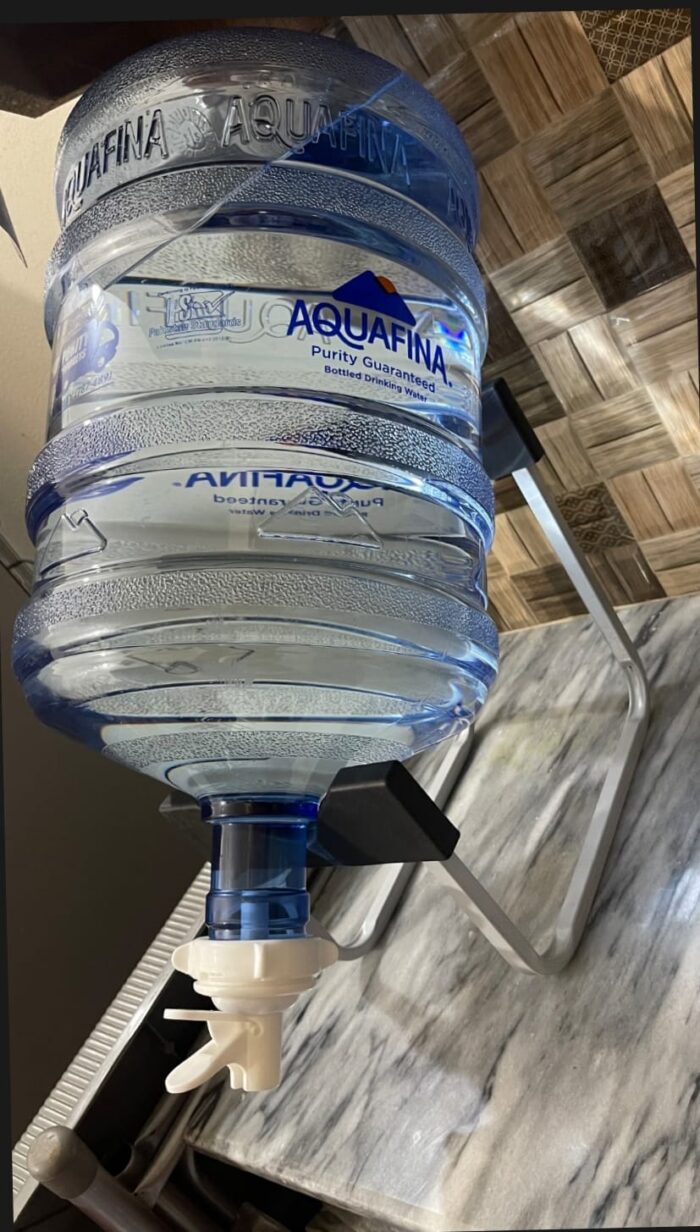 Water Bottle Metal stand  WITH WATER TAP  With nozzle - Image 3