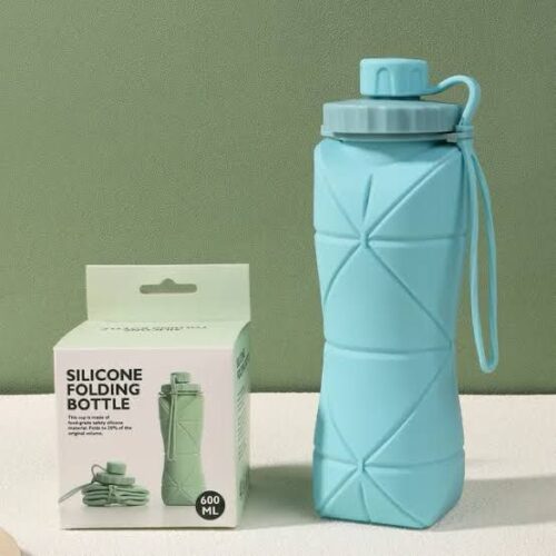 00ml UltraSlim Foldable/Collapsible Silicone Foldable Water Bottle