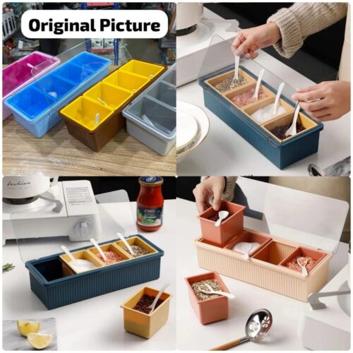 Plastic Spice Masala Rack 4 Pcs