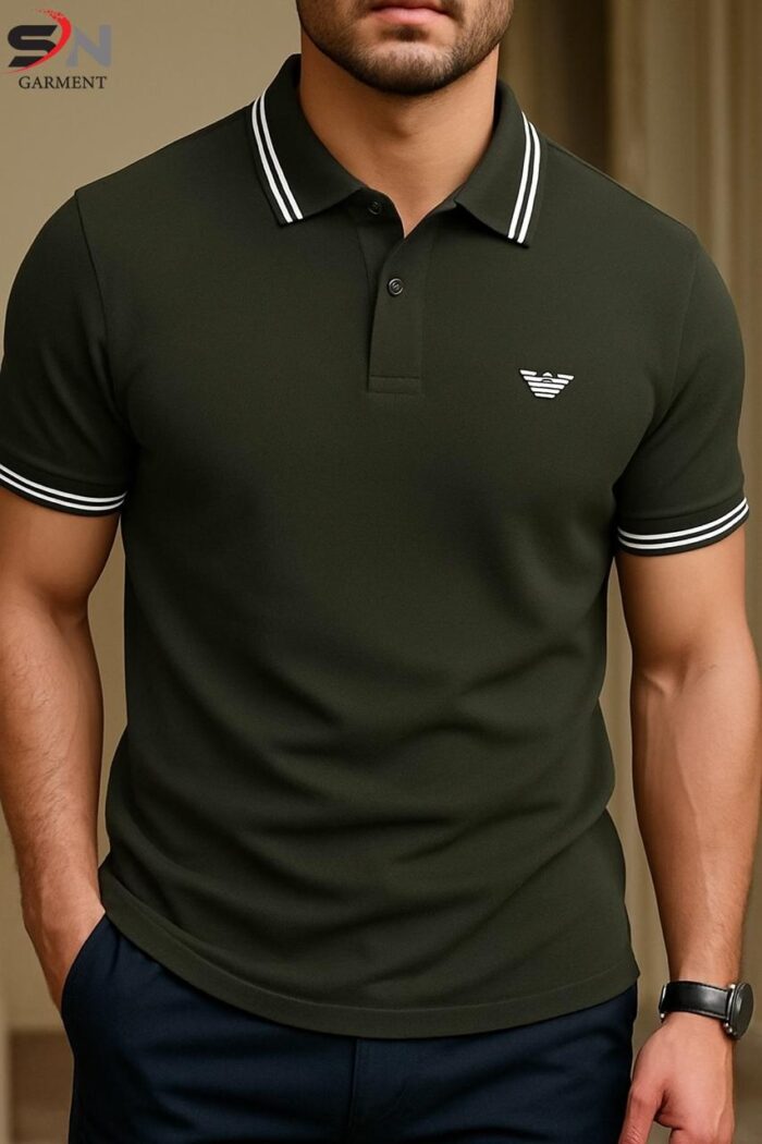 Mens Polo T Shirt - Image 4